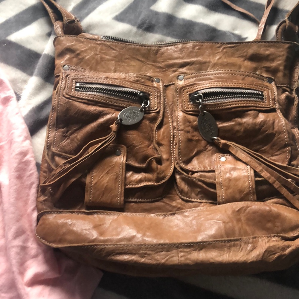 Juicy couture cross body leather bag